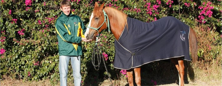 Jnr Springbok Endurance rider sponsored by Ceva